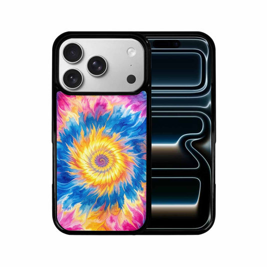iPhone 17 Pro Case — Small Tie Dye Swirl Pattern Tie, Custom Phone Case