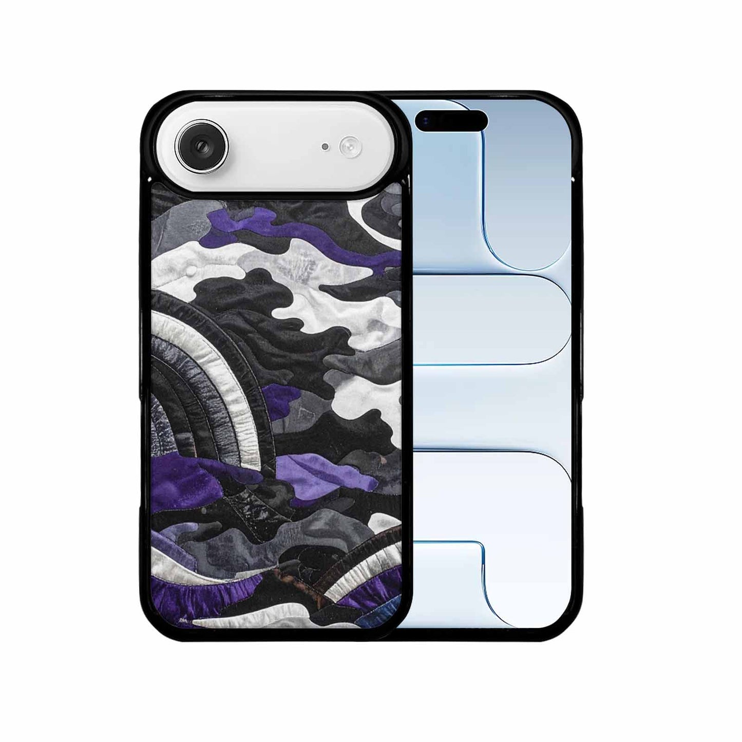 iPhone 17 Air Case — Vivid Camo Asexual Pride Camo, Custom Designed Case Cover
