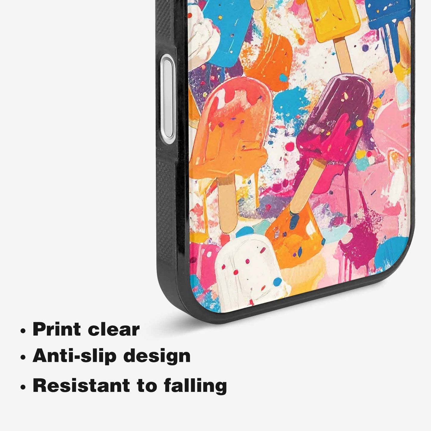 iPhone 16 Plus Case — Ice Cream Motif Ice Cream Motifs, Customized Protective Case
