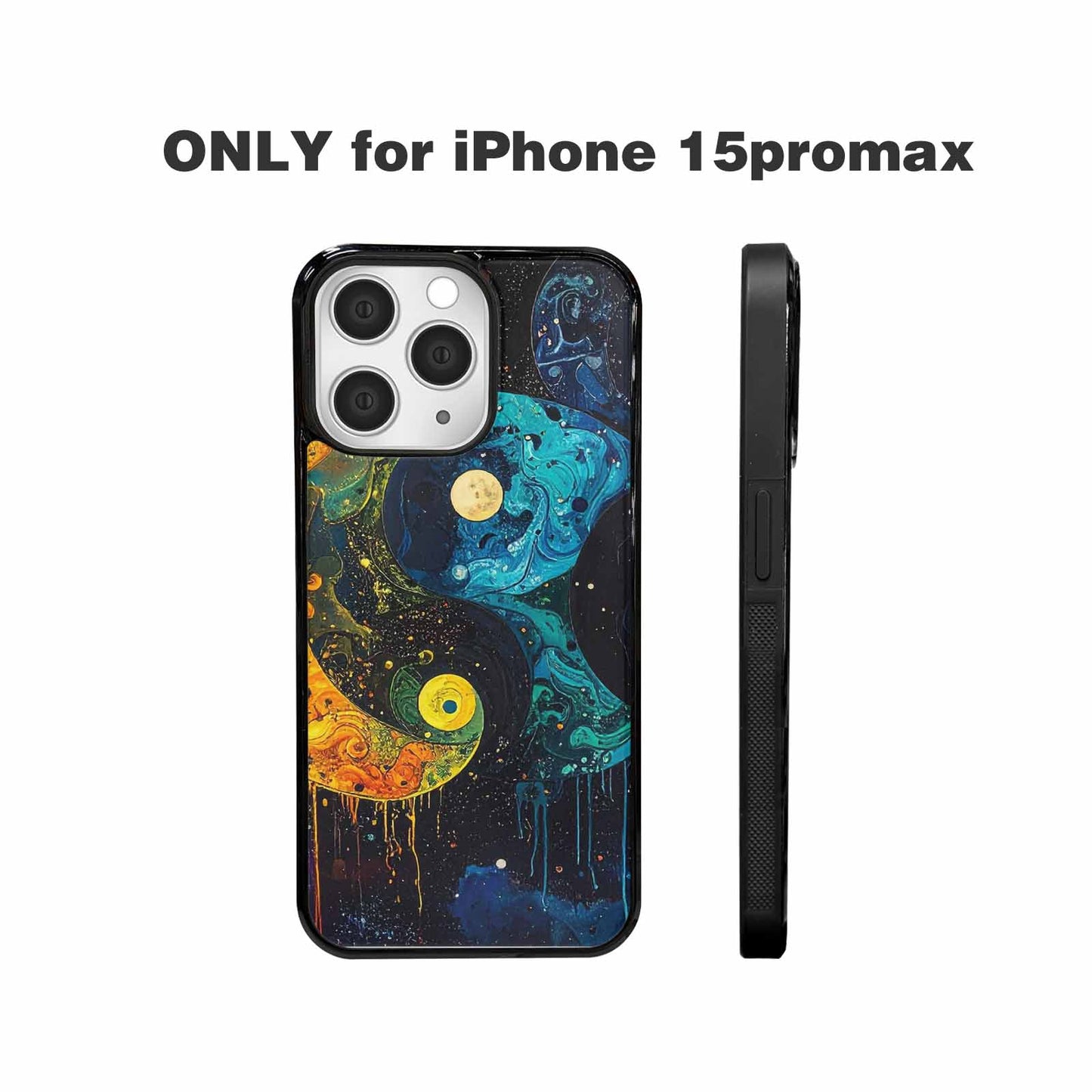 iPhone 15 Pro Max Case — Yin Yang Yin And Yang Symbol, Custom Art Phone Cover