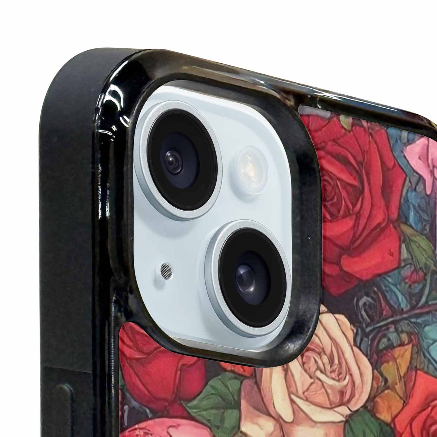 iPhone 15 Case — Skulls And Roses Skulls And Roses, Customized Protective Case