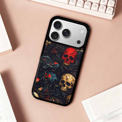 iPhone 17 Pro Case — Skull Dark Art Gothic Print Gothic, Original Design Phone Case