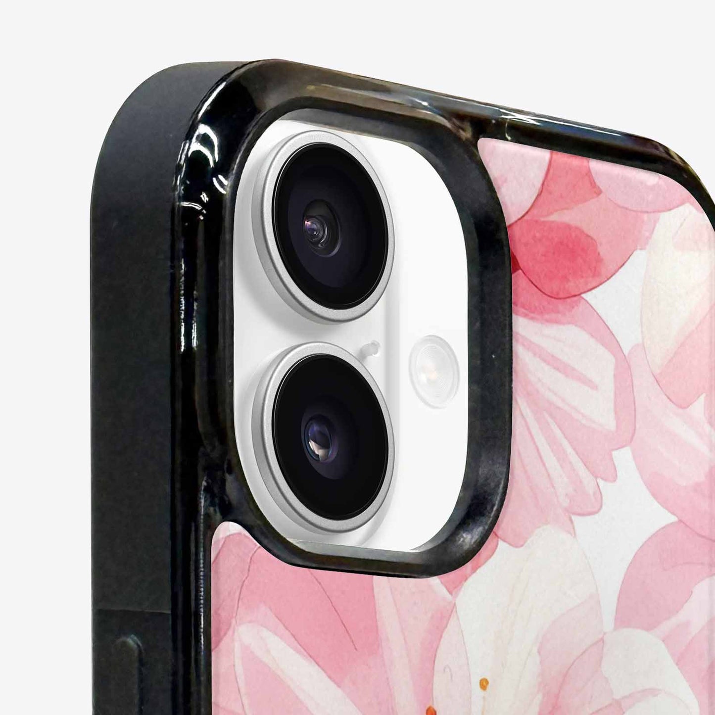iPhone 16 Case — Japanese Cherry Blossom Pattern Sakura Flowers, Custom Printed Phone Case
