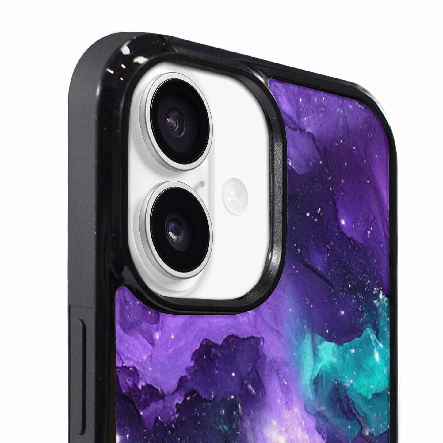 iPhone 17 Case — Seamless Tileable Pattern Of Galaxy Space, Custom Printed Phone Case