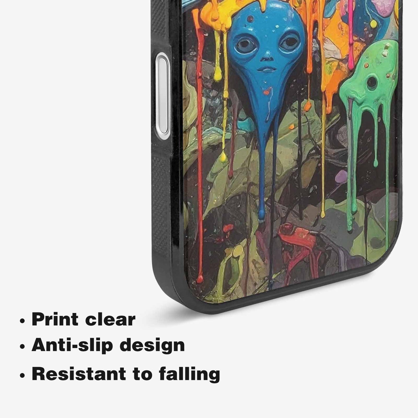 iPhone 16 Case — Aliens Camomelting Aliens Patt 5xk Personalized, Personalized Phone Case