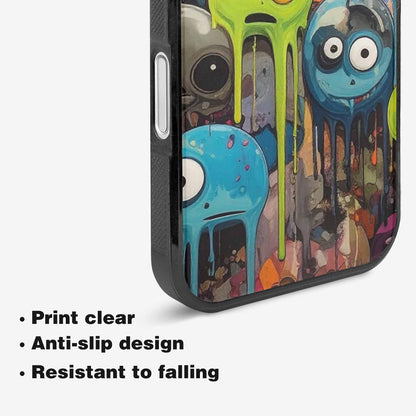 iPhone 16 Plus Case — Aliens Camomelting Aliens Patt Fgd, Customized Protective Case