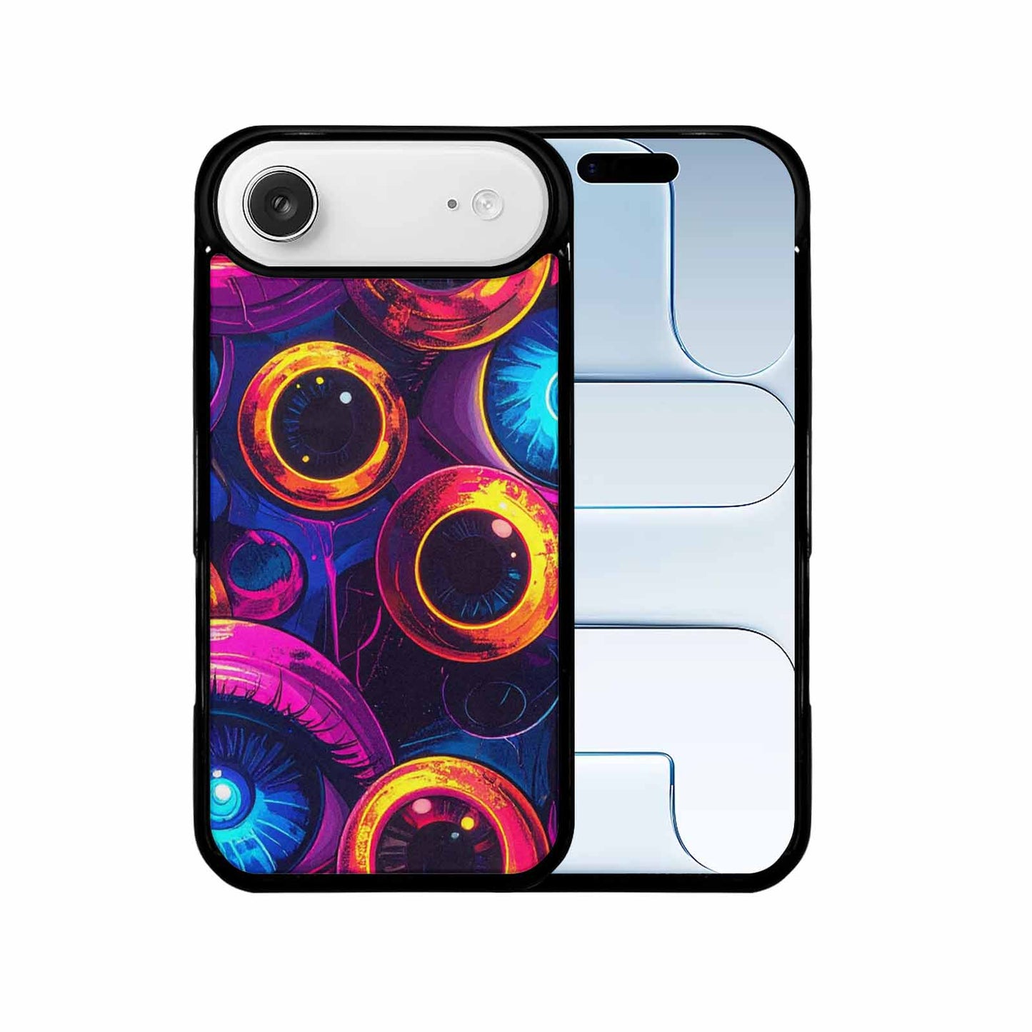 iPhone 17 Air Case — Seamless Tileable Pattern Of Overlapping Cartoon, Custom Printed Phone Case