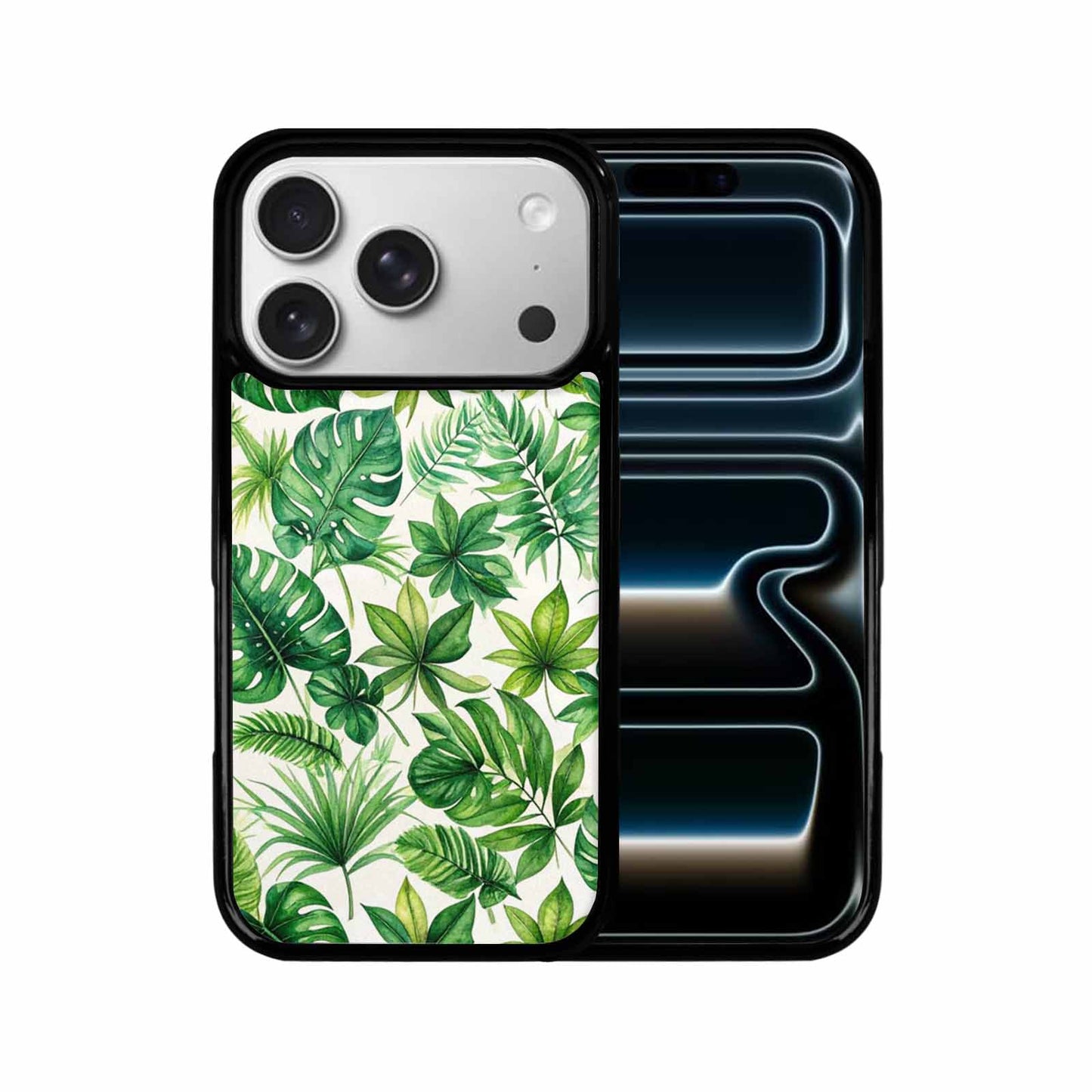 iPhone 17 Pro Case — Small Seven Point Palmate Leaf Floral, Unique Phone Case Design