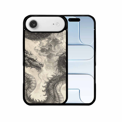 iPhone 17 Air Case — Retro Dragons Flame Retro Vintage, Personalized Phone Case