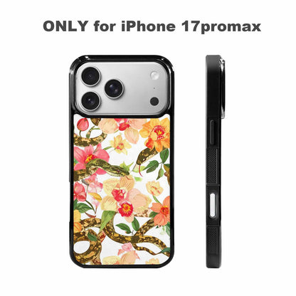 iPhone 17 Pro Max Case — Snakes Print Floral Seamless Floral, Custom Art Phone Cover
