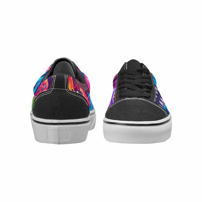 WOMEN'S Ice Cream Monsters  Lace-Up Canvas Surreal Shoes