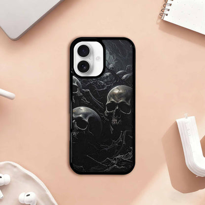iPhone 17 Case — Skull Dark Art Gothic Print Gothic, Custom Phone Case