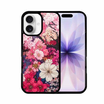 iPhone 17 Case — Cherry Blossom Branch Pattern Original Art, Customized Protective Case