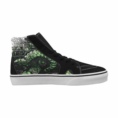 MEN'S Sea Creature Burst High Top Canvas Kaleidoscope Sneakers