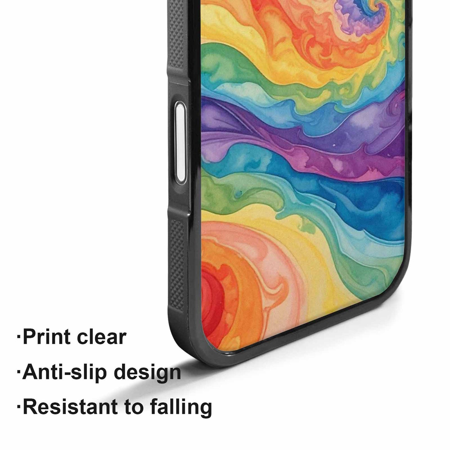 iPhone 17 Case — Tie Dye Swirls Tie Dye Tie, Custom Designed Case Cover
