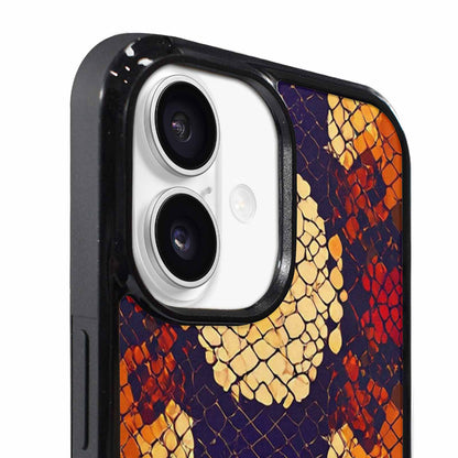 iPhone 17 Case — Snake Print Dark Seamless Animal Print, Custom Printed Phone Case