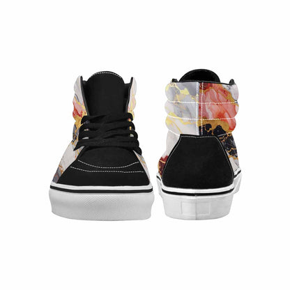 MEN'S Marble Vein High Top Canvas Surreal Custom Shoes
