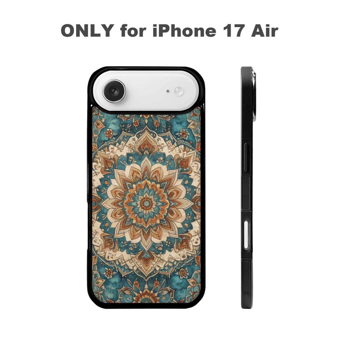 iPhone 17 Air Case — Small Mandala Pattern Randomly Varying Floral, Custom Made Phone Cover