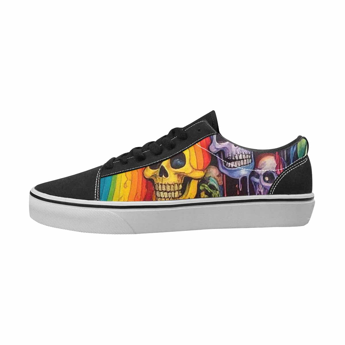 WOMEN'S Skulls Canvas Original Design Y2K Limited Edition Sneakers