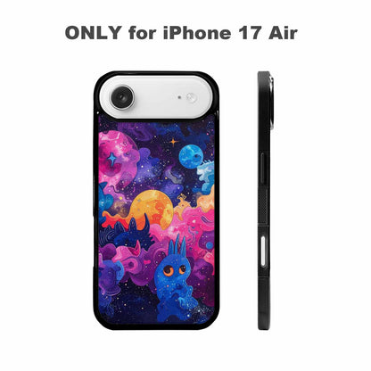 iPhone 17 Air Case — Cosmic Creature And Object Mashup Galaxy, Custom Print Case Cover