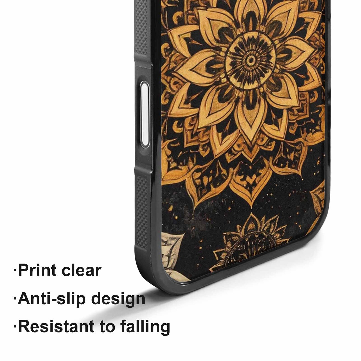 iPhone 17 Case — Small Mandala Pattern, Randomly Floral, Unique Phone Case Design