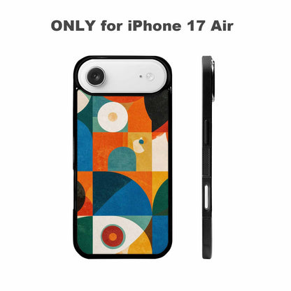 iPhone 17 Air Case — Memphis Art Pattern Retro Vintage, Custom Art Phone Cover