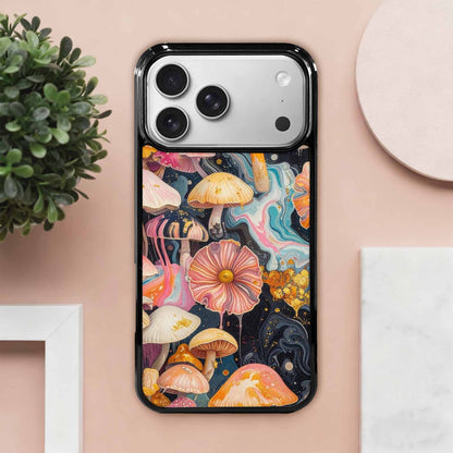 iPhone 17 Pro Max Case — Mushrooms Pattern Hundreds Of Original Art, Custom Made Phone Cover