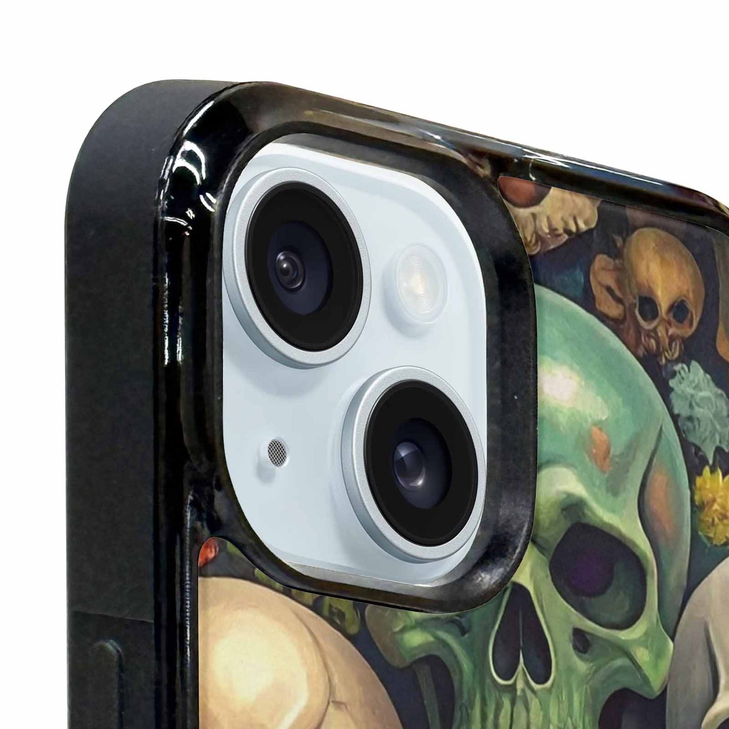 iPhone 15 Plus Case — Skulls Camoskulls Pattern Hu E3k, Custom Phone Case