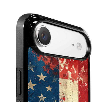 iPhone 17 Air Case — Small American Flag Stars And Galaxy, Personalized Phone Case