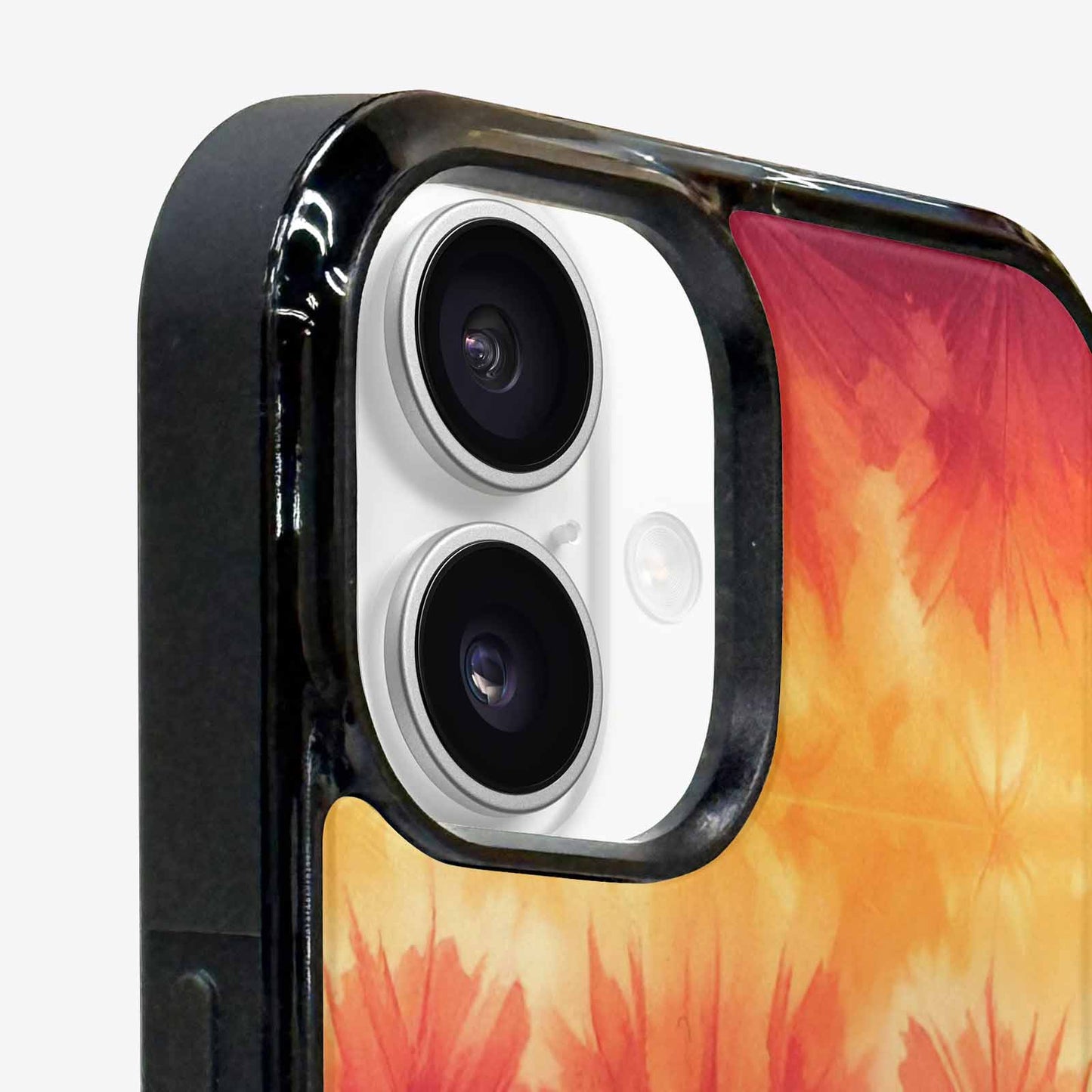 iPhone 16 Case — Ombre Tie Dye Sunset, Custom Printed Phone Case