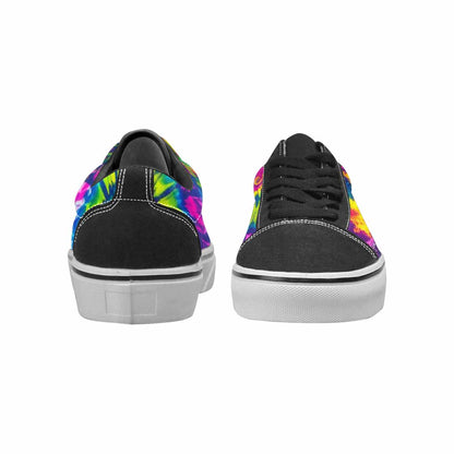 WOMEN'S Tie Dye - Canvas Lace-Up Dark Academia Shoes
