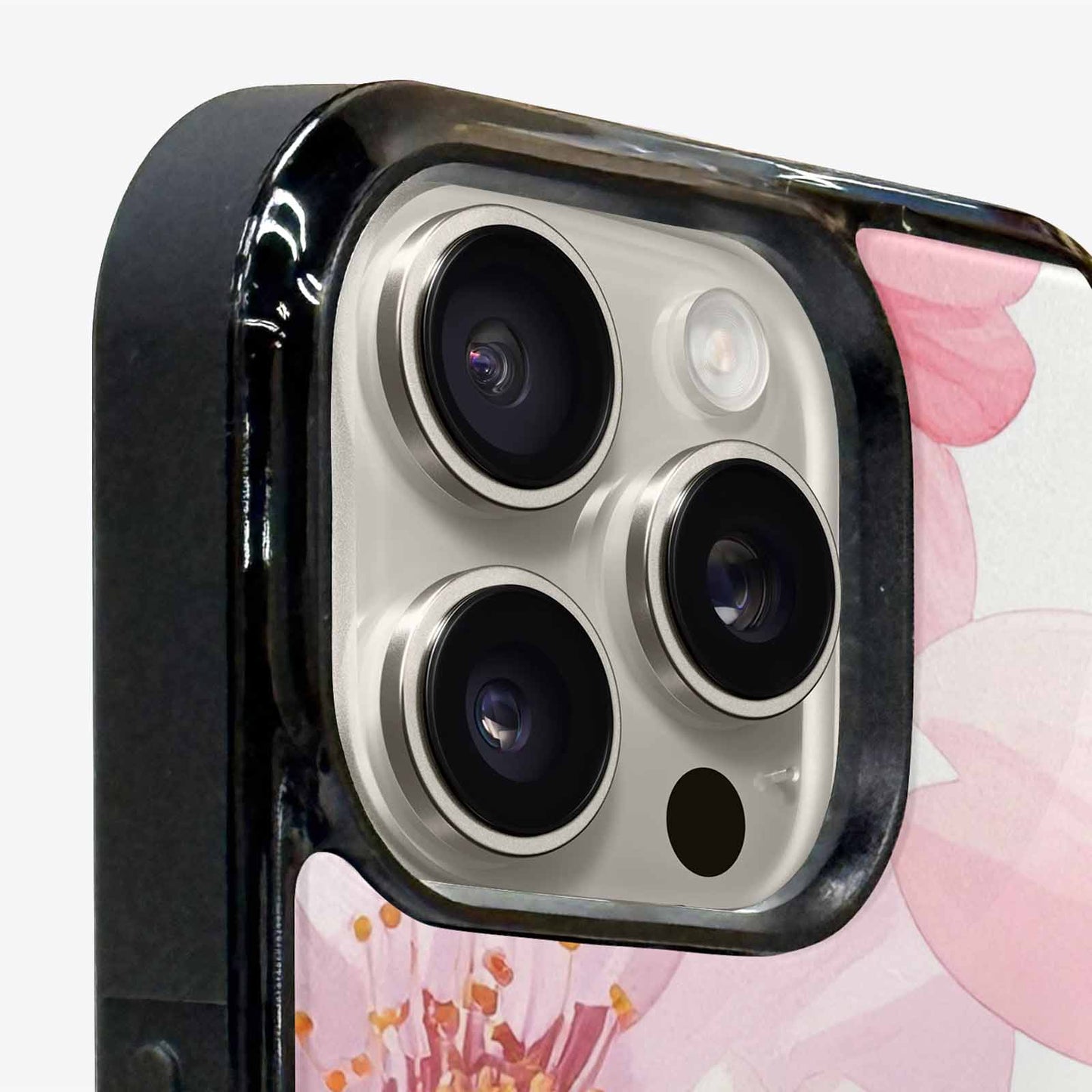 iPhone 16 Pro Max Case — Japanese Cherry Blossom Pattern Sakura Flowers, Customized Protective Case
