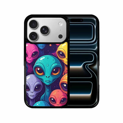 iPhone 17 Pro Case — Alien Ufo Cartoon Art Pattern Alien, Personalized Phone Case