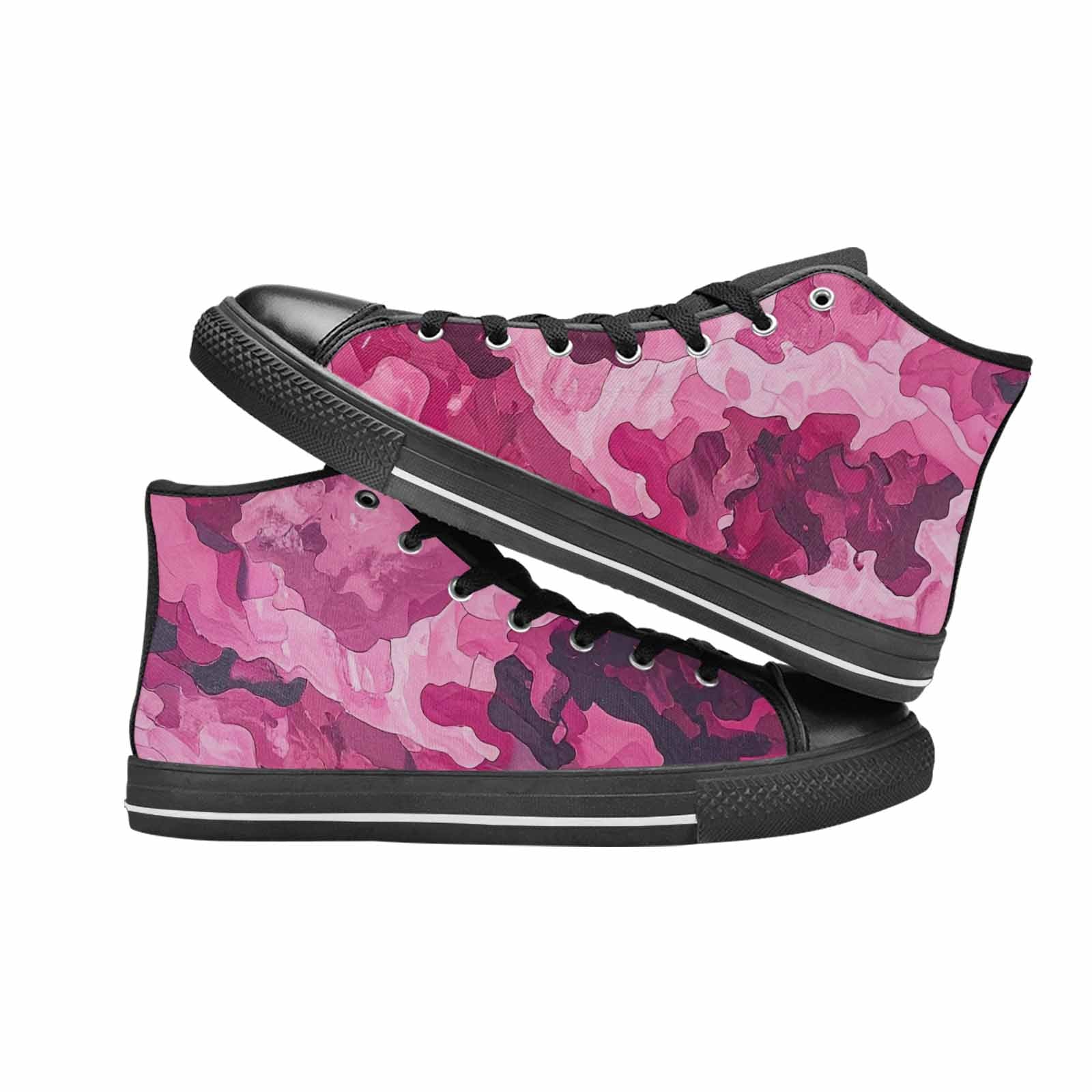MEN'S Military Camouflage Blotch High Top Canvas Dreamcore Shoes