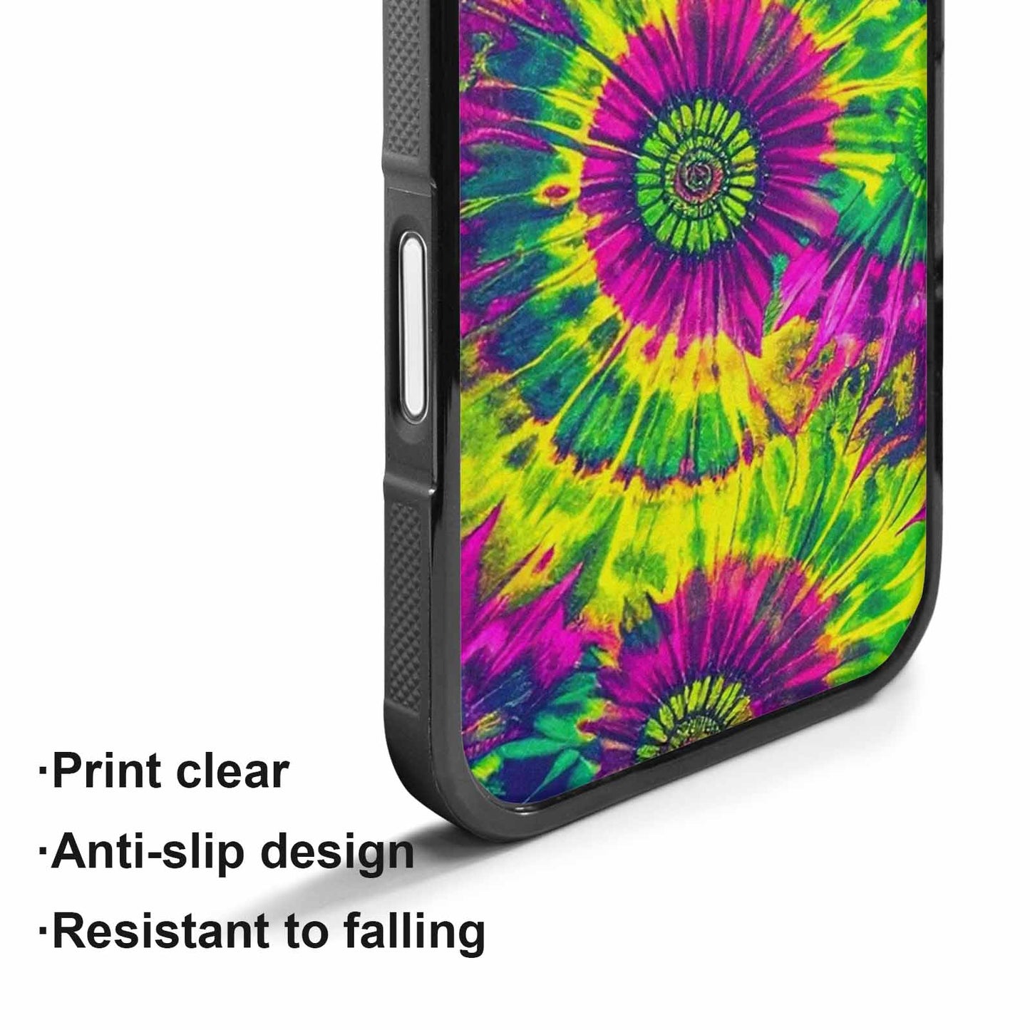iPhone 17 Case — Tie Dye Neon Acid Tie Dye, Unique Phone Case Design