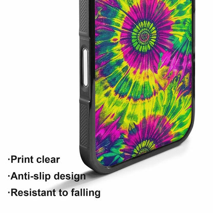 iPhone 17 Case — Tie Dye Neon Acid Tie Dye, Unique Phone Case Design