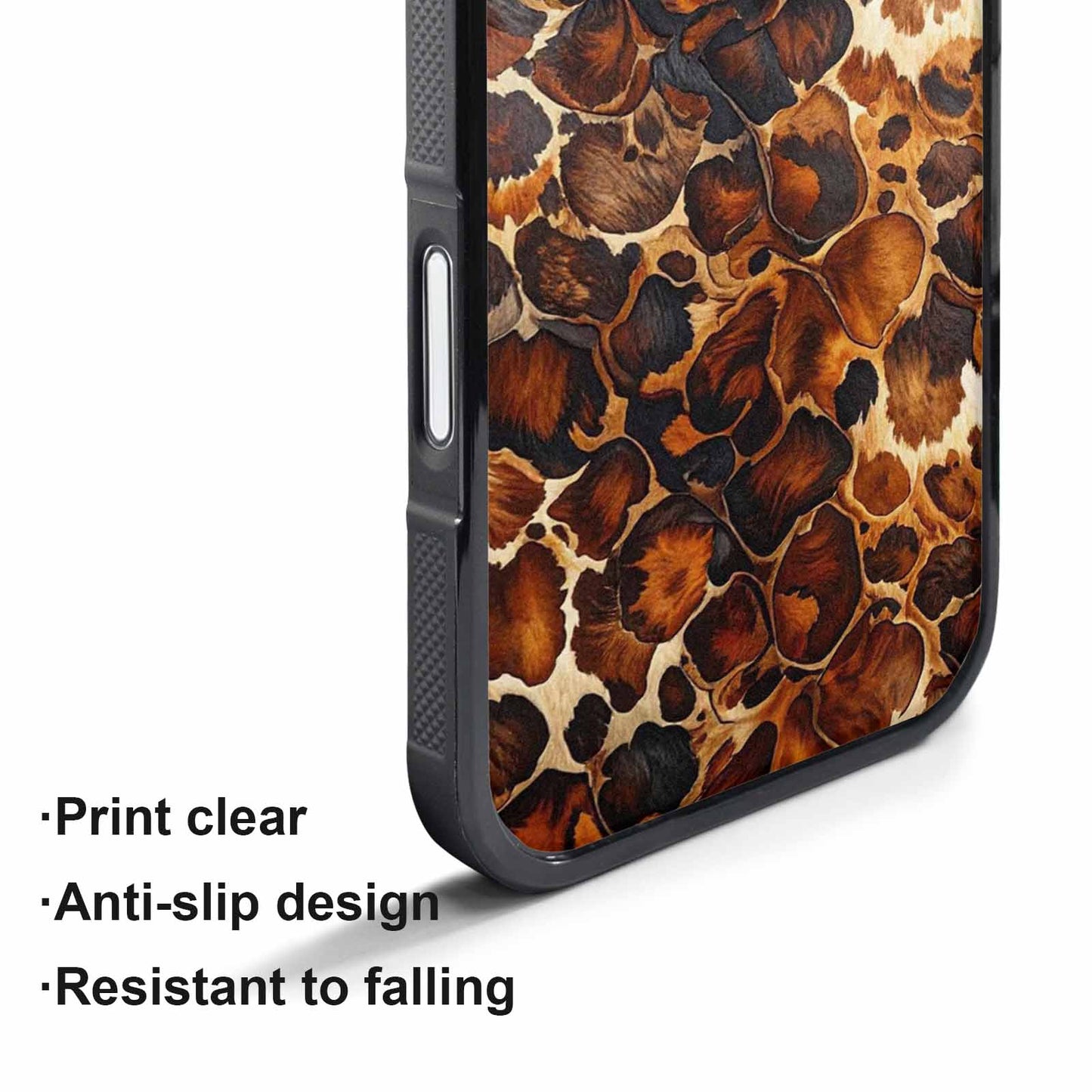 iPhone 17 Pro Max Case — Small Cow Animal Print Animal Print, Personalized Phone Case