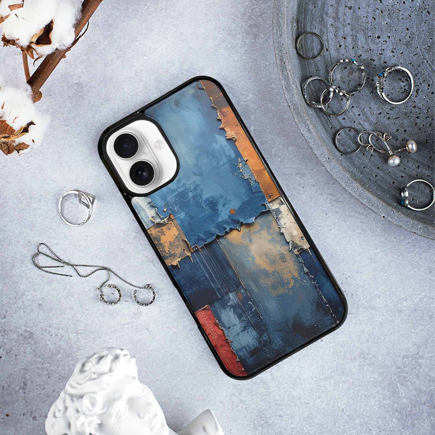iPhone 16 Plus Case — Curve The Ripping Demin Tectures For, Custom Made Phone Cover