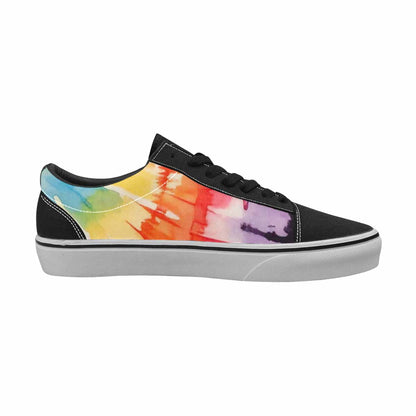 WOMEN'S Tie Lace-Up Canvas Vivid Custom Sneakers