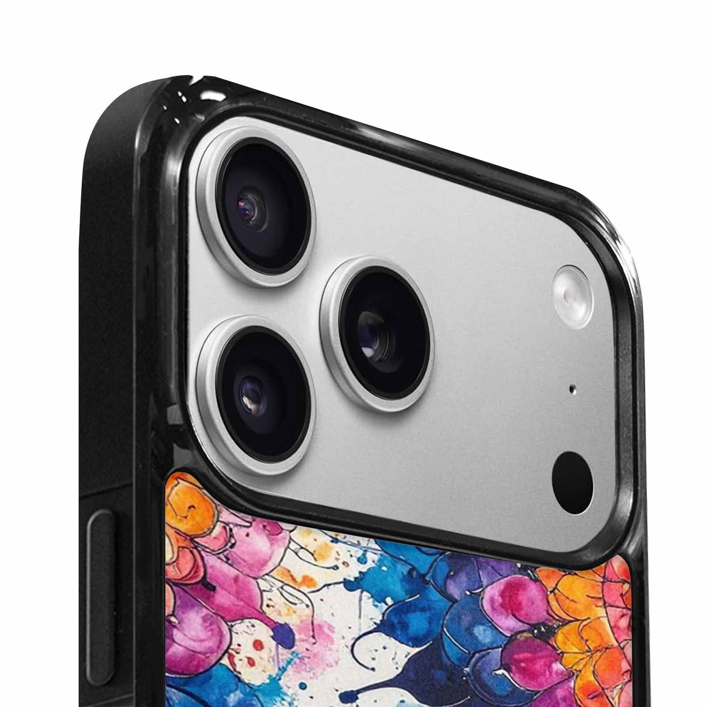 iPhone 17 Pro Max Case — Tie Dye Swirls (black Tie Dye, Custom Phone Case