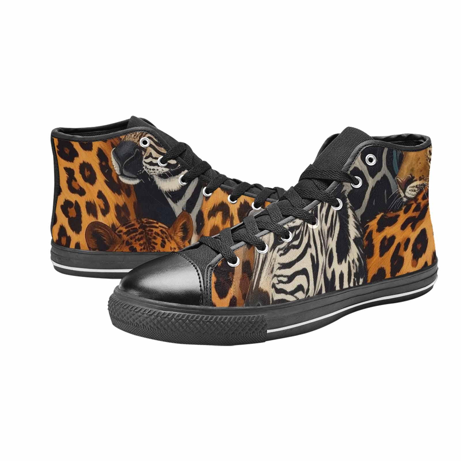 MEN'S Animal Print High Top Canvas Dreamcore Sneakers