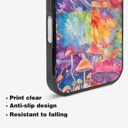 iPhone 16 Case — Mushrooms Tie Dyemushrooms Pat 6t6 Personalized, Customized Protective Case