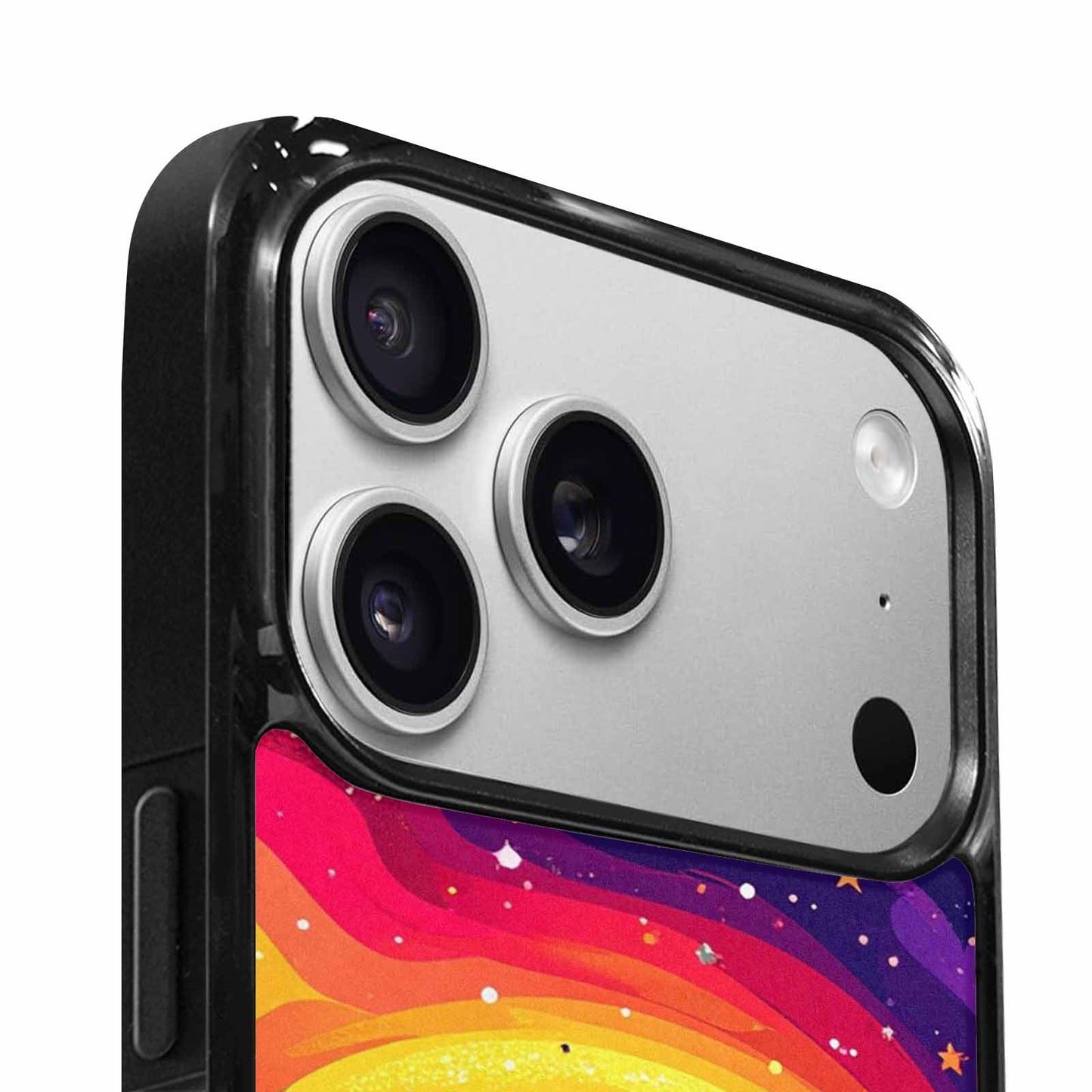 iPhone 17 Pro Max Case — Rainbow Pride Galaxy Seamless Galaxy Space, Custom Art Phone Cover