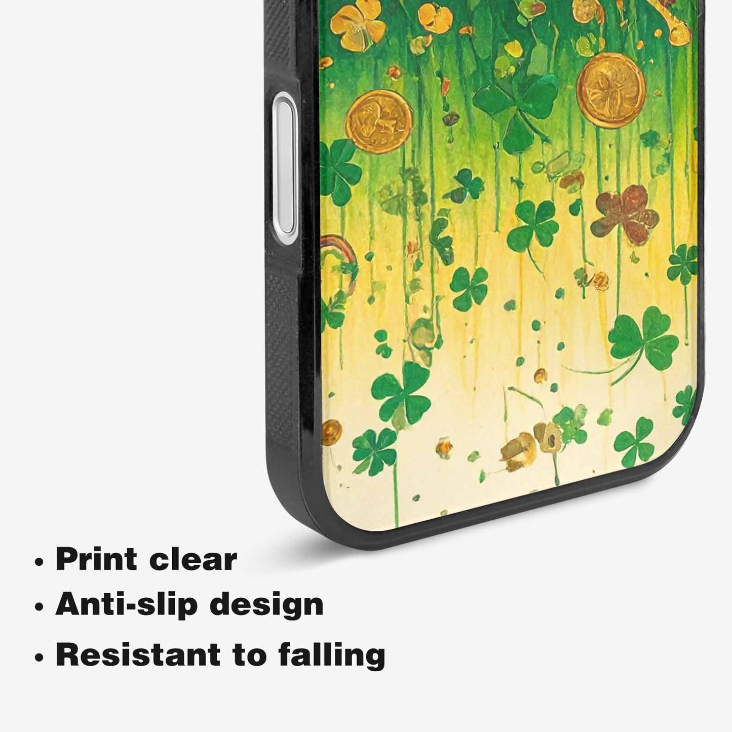 iPhone 16 Case — St Patrick\'s Clover St Patrick\'s Clover, Custom Printed Phone Case