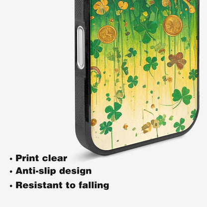 iPhone 16 Case — St Patrick\'s Clover St Patrick\'s Clover, Custom Printed Phone Case