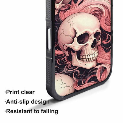 iPhone 17 Pro Max Case — Skull Dark Art Gothic Print Gothic, Unique Phone Case Design