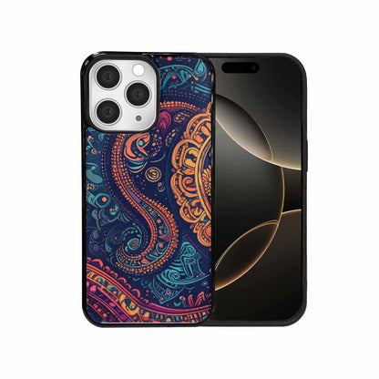 iPhone 15 Pro Max Case — Paisley Mandala, Custom Made Phone Cover