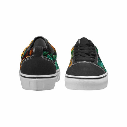 MEN'S Snake Skin Reptile Canvas Lace-Up Y2K Sneakers