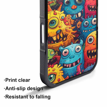 iPhone 17 Pro Max Case — Small Cartoon Monster Character Cartoon Cute, Unique Phone Case Design