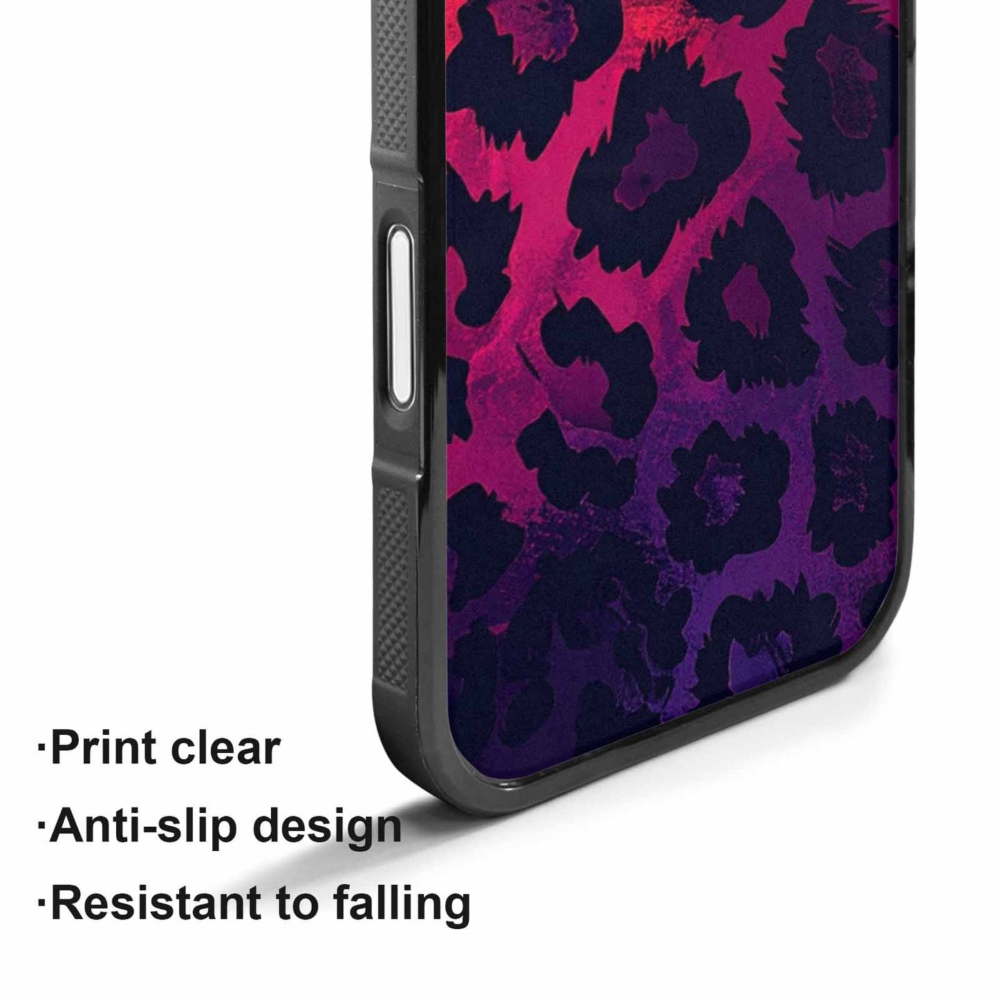 iPhone 17 Case — Leopard Print Dark Seamless Animal Print, Custom Printed Phone Case